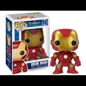 Funko POP! Marvel Avengers IRON MAN #11 VAULTED RARE BOBBLE HEAD